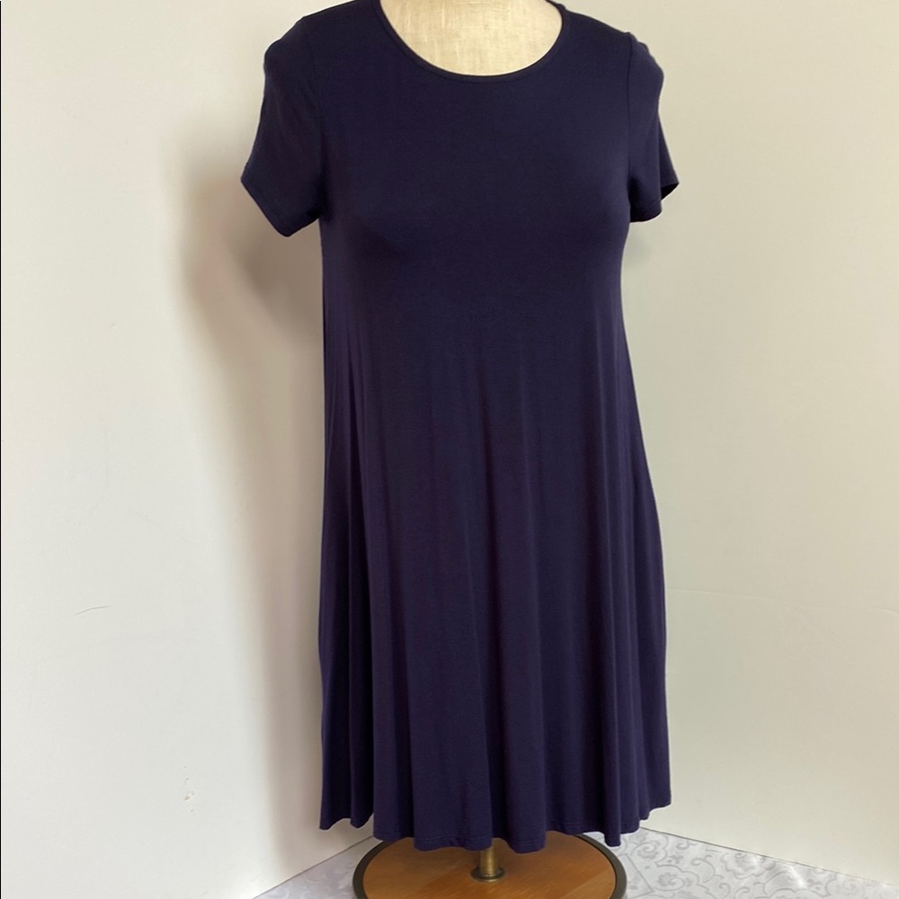 Elegant Navy Blue Dress